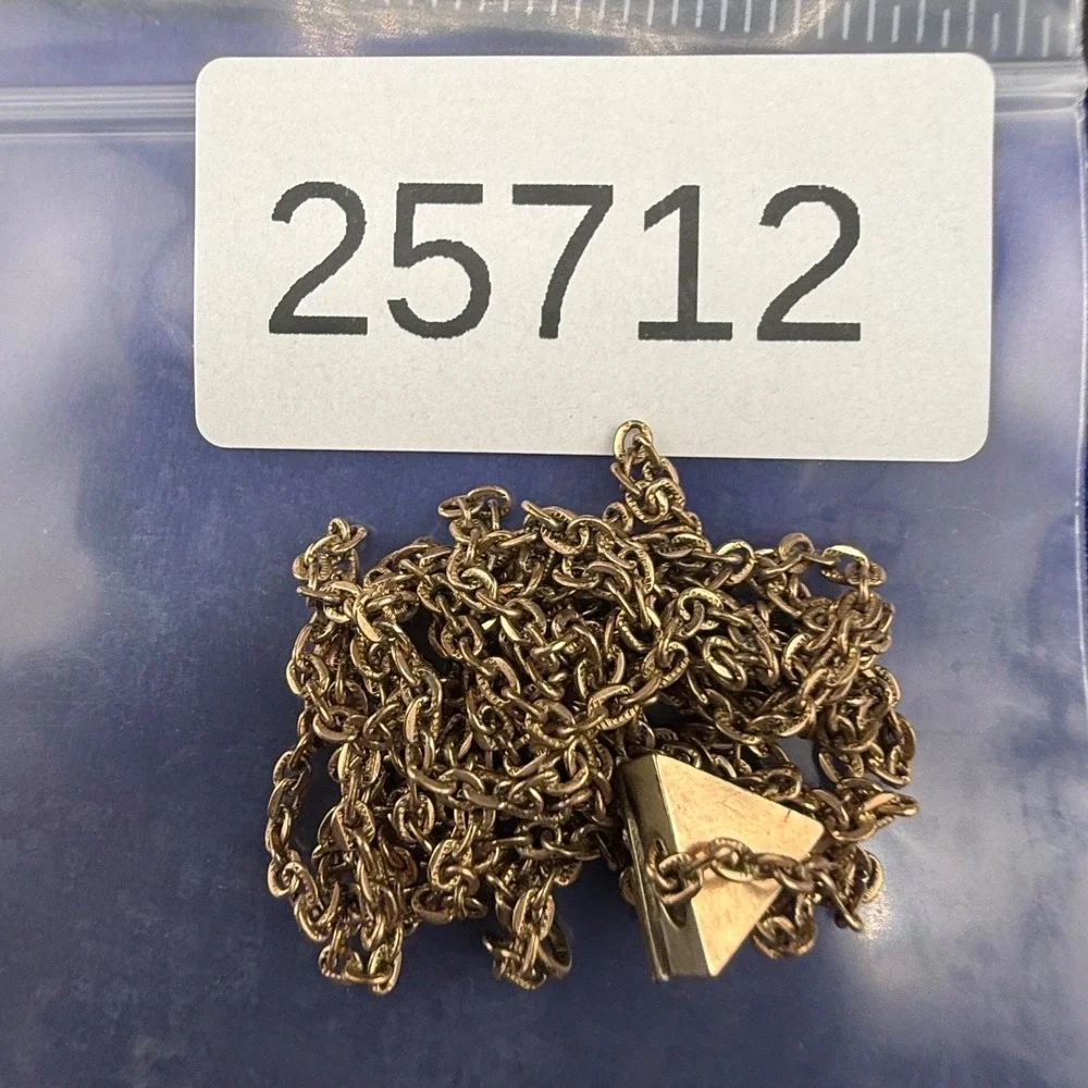 Vintage CAM&CO Gold Filled Watch Chain Slider 48
